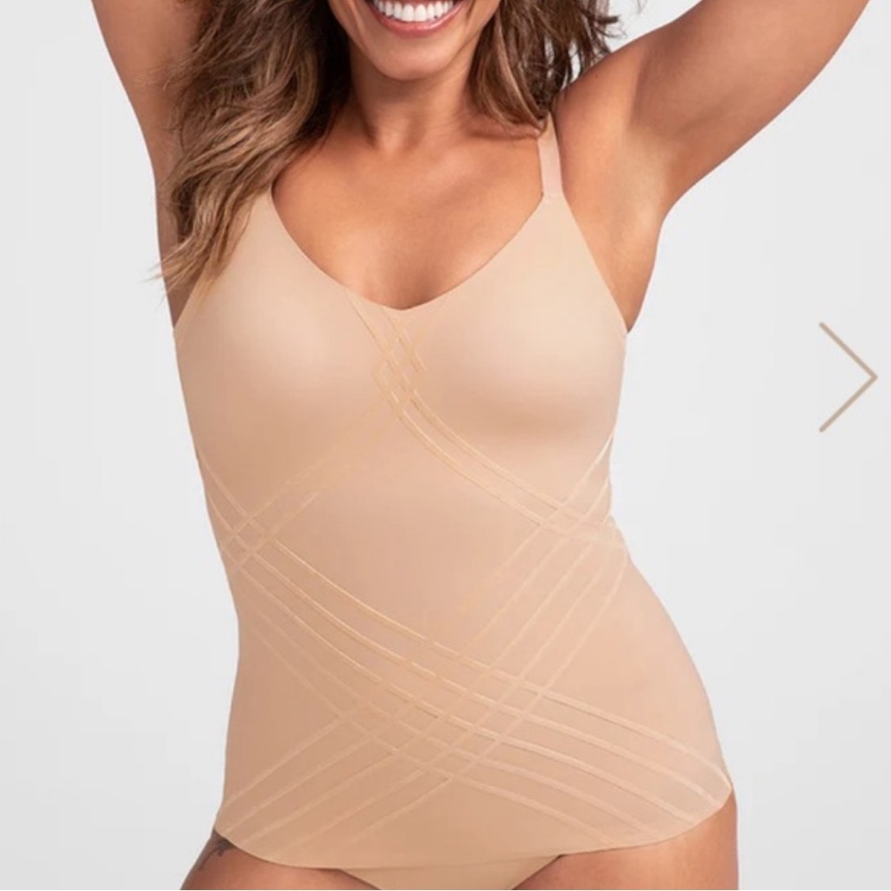 NWT HONEYLOVE SILHOUETTE CAMI BRA SUPPORT 1X
